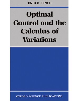 cover image of Optimal Control and the Calculus of Variations